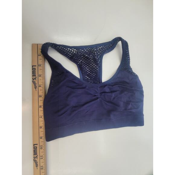 Aerie Sports Bras Set of Two Blue Racerback Mesh Seamless - Picture 11 of 16